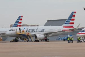 Airbus A319 American airlines plane