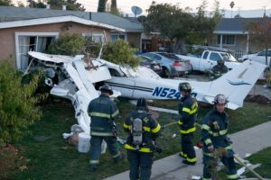 Airplane Cessna crash