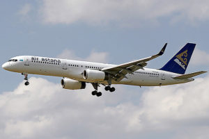 Boeing 757 air astana plane