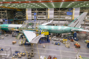 Boeing assembled the first test 777X