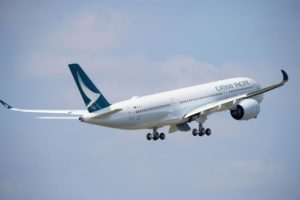 Cathay Pacific aircraft Airbus A350