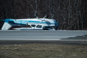 Cessna 172 flipped Bellingham