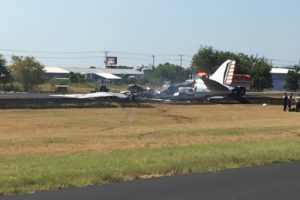 Douglas C-47 burned out