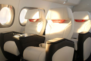 SSJ 100 seats