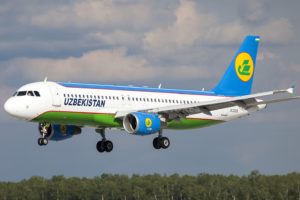 Uzbekistan Airways plane