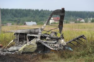 Yak-18T crashed