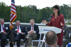 nikki haley boeing