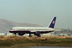 united airlines Boeing 757